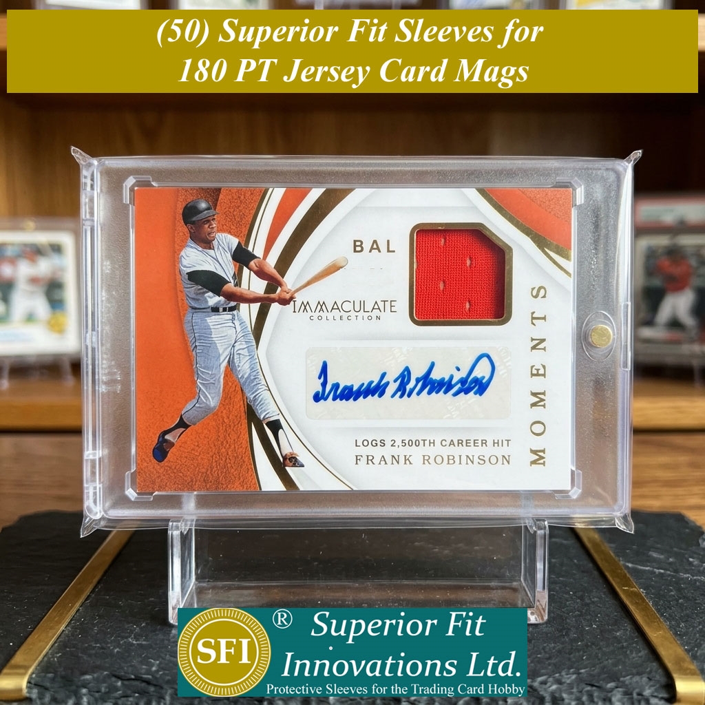 180 pt card sleeves BCW Magnetic Holders - 12 Pack | Easy Access Trading Card Protectors | Ideal for Standard Size Cards, 2-Piece Design with Gold Magnet cut corners Holds standard trading card in a sleeve 180 pt Vanity Slabs Holder for Thick